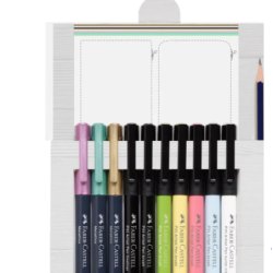 Juego creativo para caligrafía 12 unidades. Faber Castell