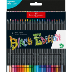 Estuche de 24 lapices Black. Faber Castell