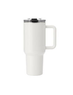 Taza con asa de plástico