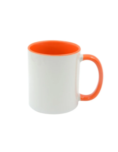 Taza de Cerámica con Interior y Asa de Color 2