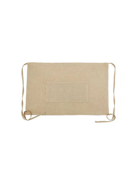 Delantal tela arpillera