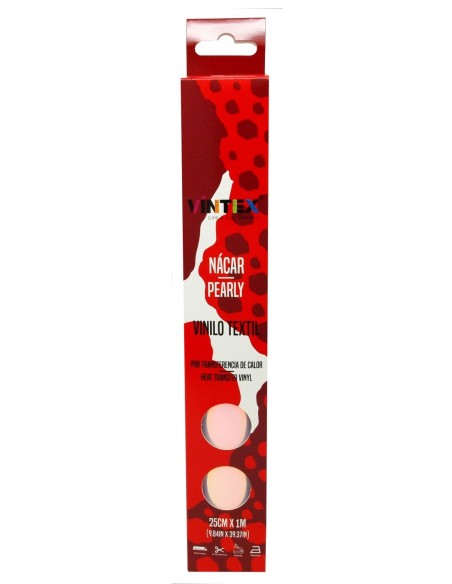 Vintex vinilo textil nacar 25cm x 1m