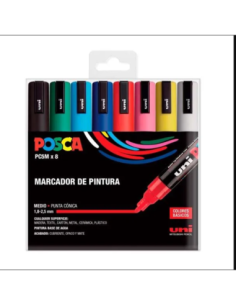 Posca PC5M Básicos 8p