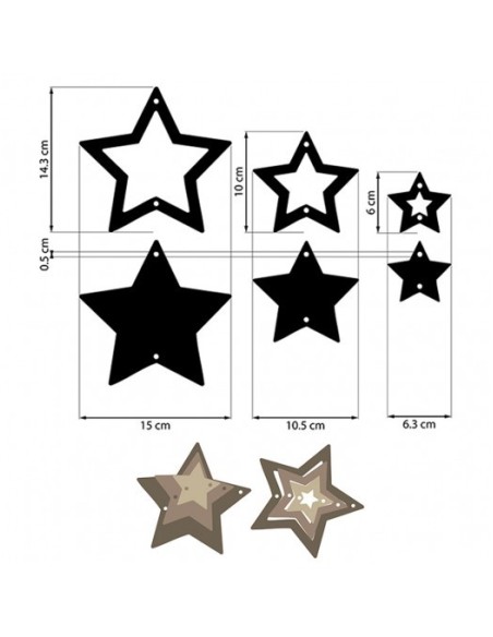 Stamperia The Owl´s House Stars