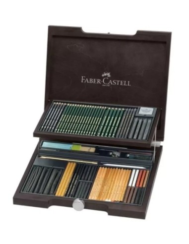Faber Castell Maletín Pitt Monochrome 86p