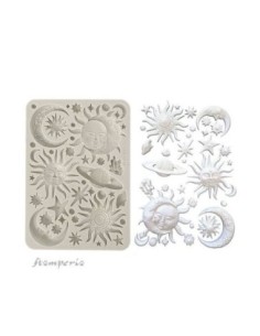 Stamperia Molde Silicona Sol y Luna