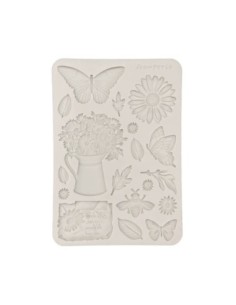 Stamperia Molde Silicona Margarita y Mariposa