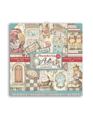 Stamperia Colección Alice Trhough The Looking Glass