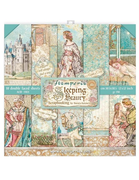 Stamperia Colección Sleeping Beauty