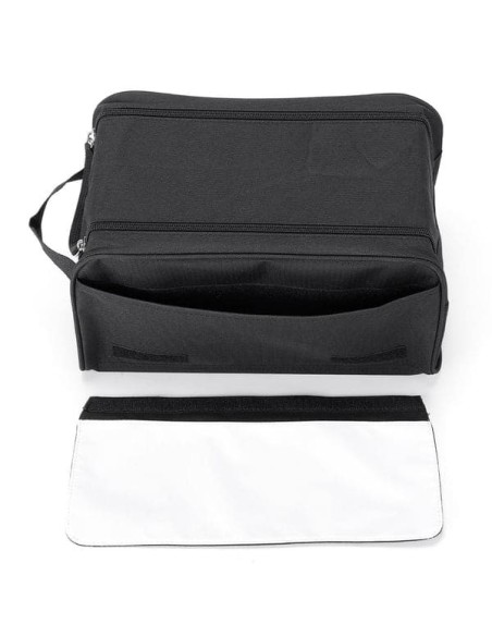 Portabotas Negro Con Solapa