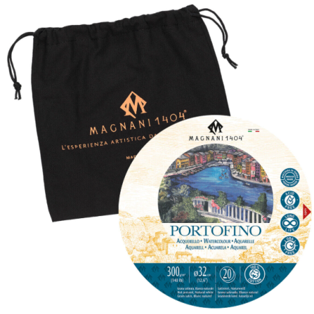 Fedrigoni. Blokc acuarelo, satinado, 32 cm. Portofino