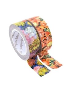Paperblanks Washi Tape Monet's Chrysanthemums y Renoir, Letter to Morisot