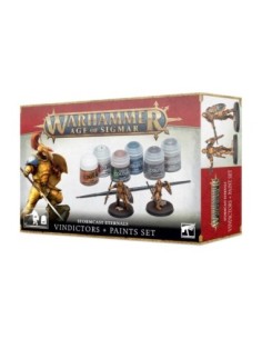 Warhammer Age of Sigmar Stormcast Eternals Vindictors and Paint Set