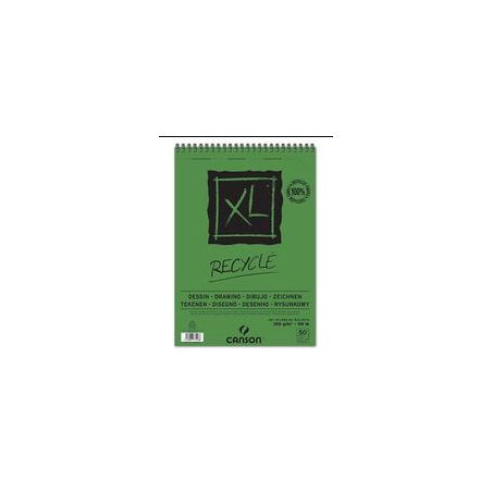 Canson, block de dibujo reciclado, A4, 160g