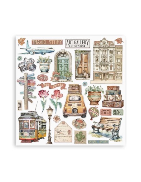 Stamperia Colección Art Of Traveling