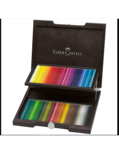 Estuche de madera 72 Polychromos. Faber Castell