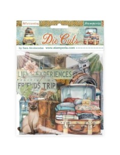 Stamperia Die Cuts Art Of Travelling