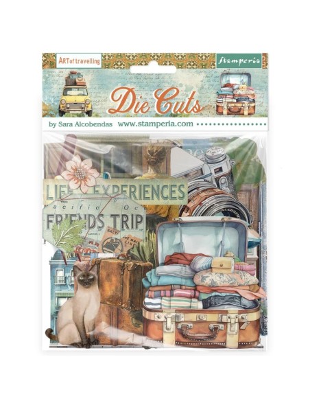Stamperia Die Cuts Art Of Travelling