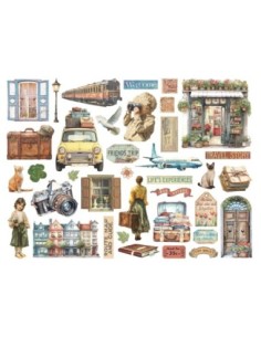Stamperia Die Cuts Art Of Travelling 2