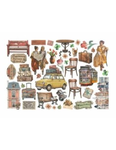 Stamperia Ephemera Art Of Travelling 2