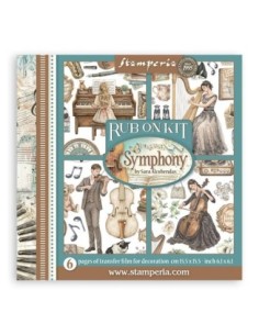 Stamperia Rub On Kit Symphony