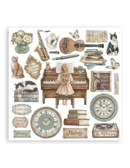 Stamperia Rub On Kit Symphony