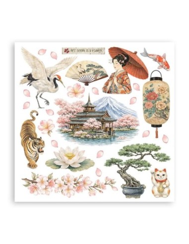 Stamperia Rub On Kit Oriental Garden