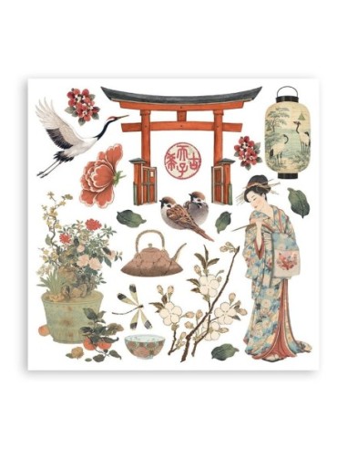 Stamperia Rub On Kit Oriental Garden