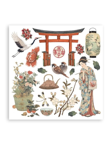 Stamperia Rub On Kit Oriental Garden