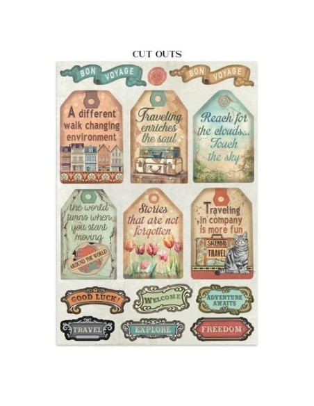 Stamperia Junk Journal Art Of Travelling