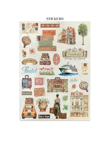 Stamperia Junk Journal Art Of Travelling