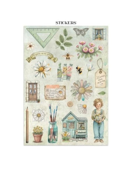 Stamperia Junk Journal Daisy Art