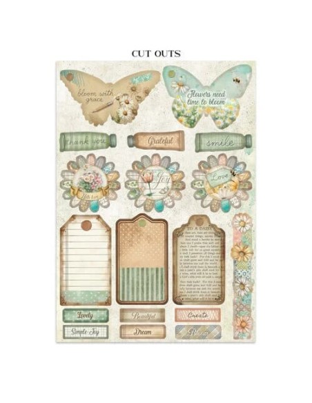 Stamperia Junk Journal Daisy Art