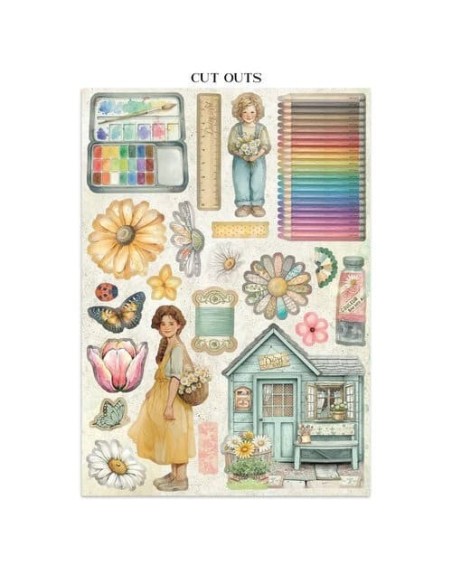 Stamperia Junk Journal Daisy Art