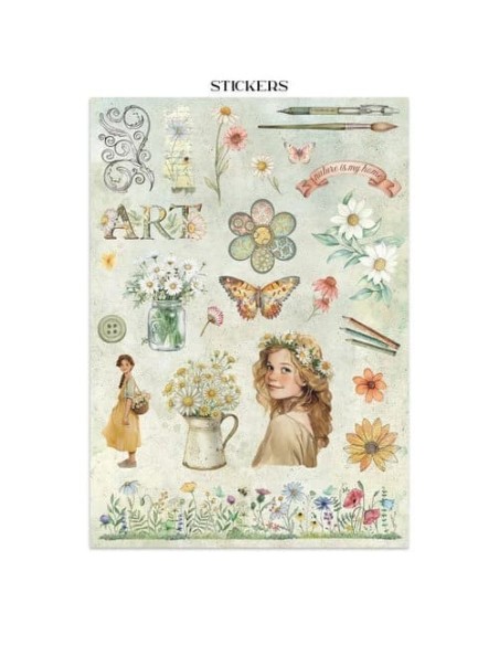 Stamperia Junk Journal Daisy Art