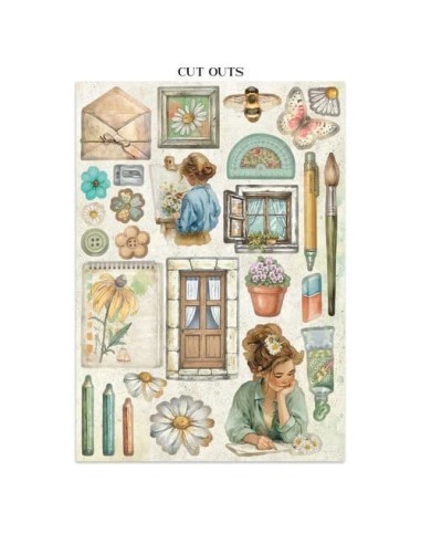 Stamperia Junk Journal Daisy Art