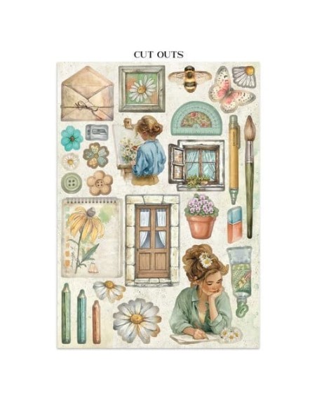 Stamperia Junk Journal Daisy Art