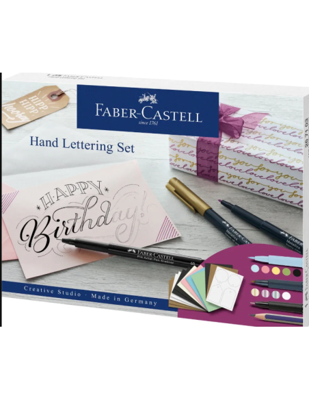 Juego creativo para caligrafía 12 unidades. Faber Castell